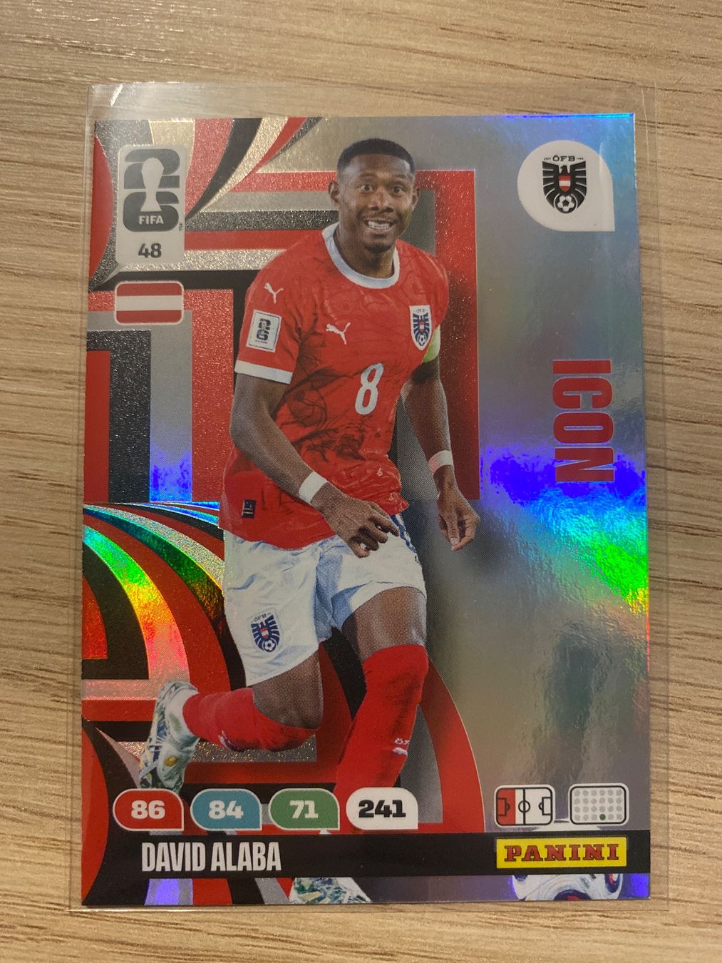 Panini Carte collezionabili: Panini FIFA World Cup 2026 David Alaba Icon 48 – Nuovo (secondo la descrizione) da Zürich venduto da BVBWINNER
