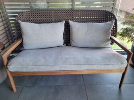 Gloster Kay Lowback Sofa (Outdoor)