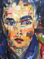 Acrylbild, POP ART signiert