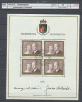 1974 FL, "Fürstenpaar", Kleinbogen,  ET - Stempel