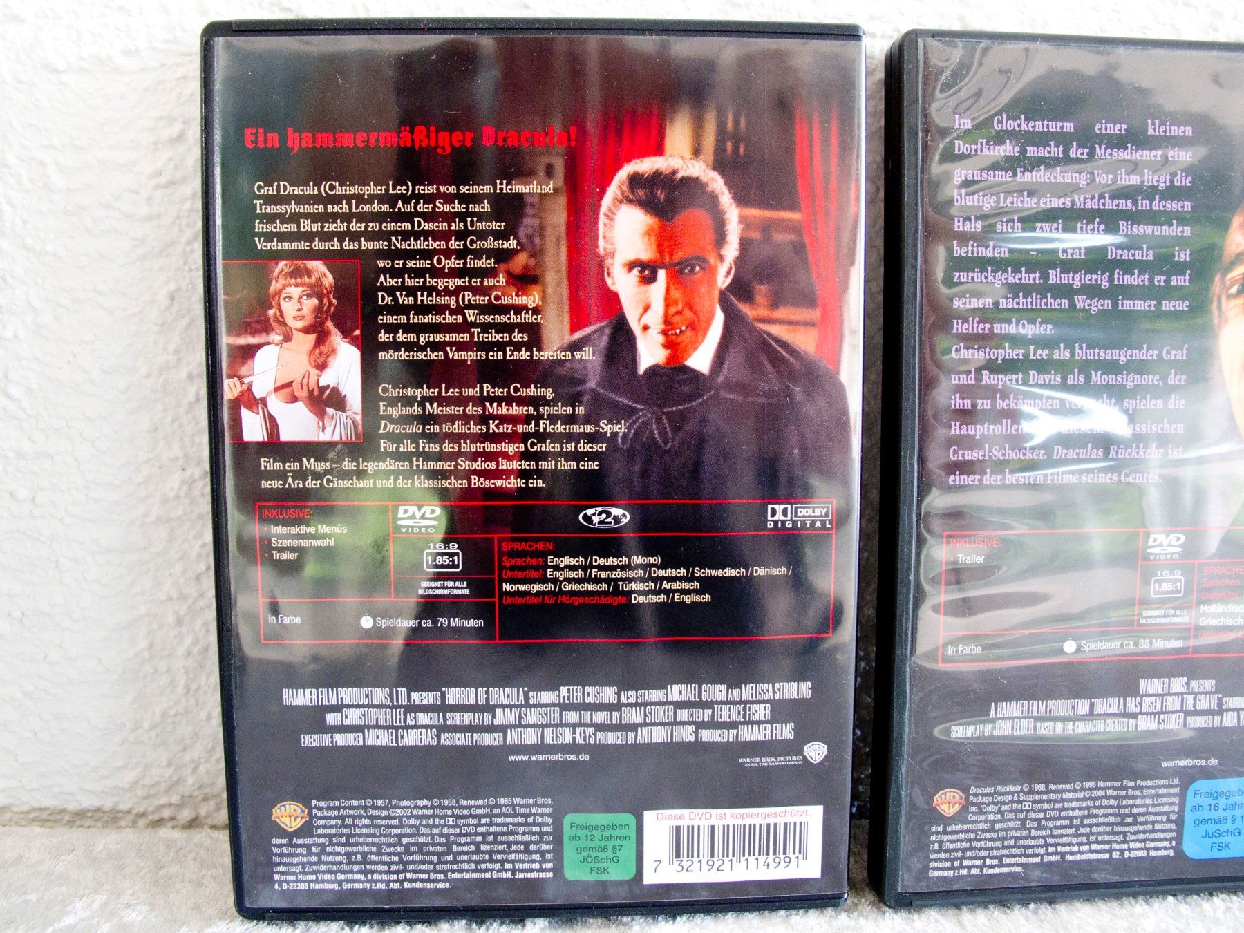 Alle DVDs: DRACULA Hammer Horror Collection DVD Box mit Christopher Lee – Gebraucht aus Blauen von wosonst 3