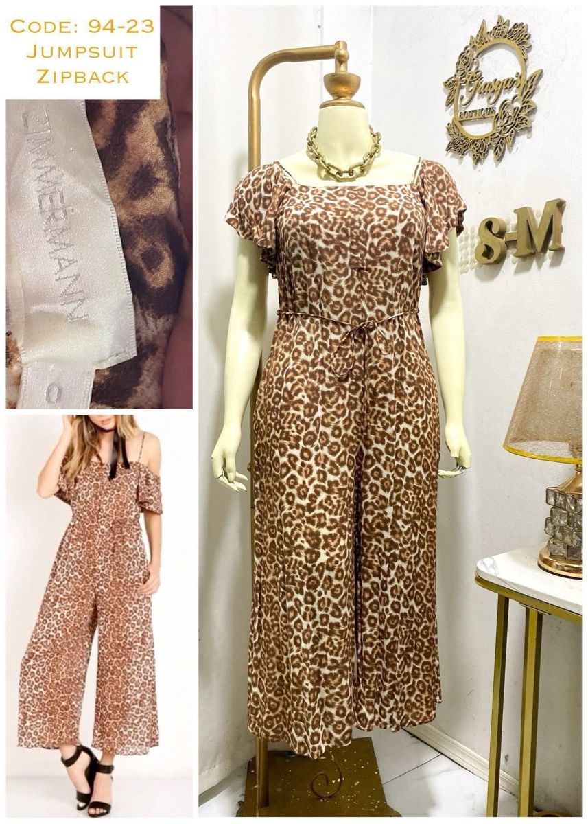 Zimmermann Tute: Zimmermann Leopard Jumpsuit – Usato da St.Josefen venduto da lop_lh8d 2