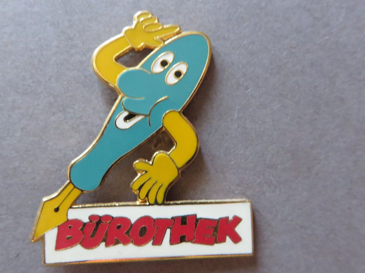 Placchette & Badge: PINS, BÜROTHEK FÜLLER STIFT – Usato da Neuhausen venduto da luckimucki