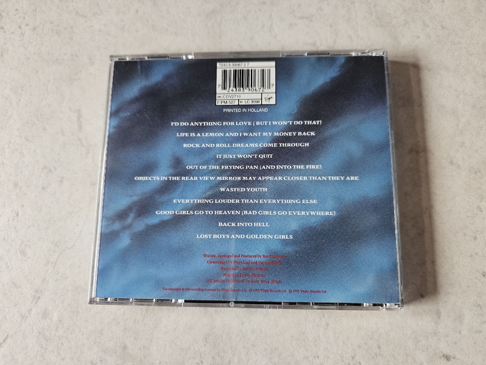 CD: Meat Loaf  -  Bat Out Of Hell ll  -  Back Into Hell – Usato da Schneisingen venduto da backstore24 1