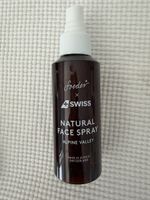 Soeder × SWISS Natural Face Spray Alpine Valley 105 ml Brume