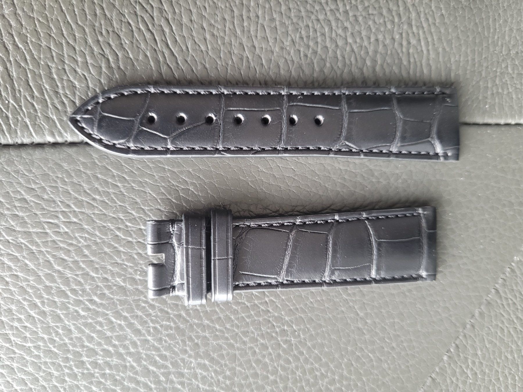 Bracciali & Braccialetti: Bracelet alligator Zenith 20mm – Nuovo e nell'imballaggio originale da Genève venduto da Talhinho
