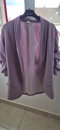 blazer parme mi-long Zebra t. XS