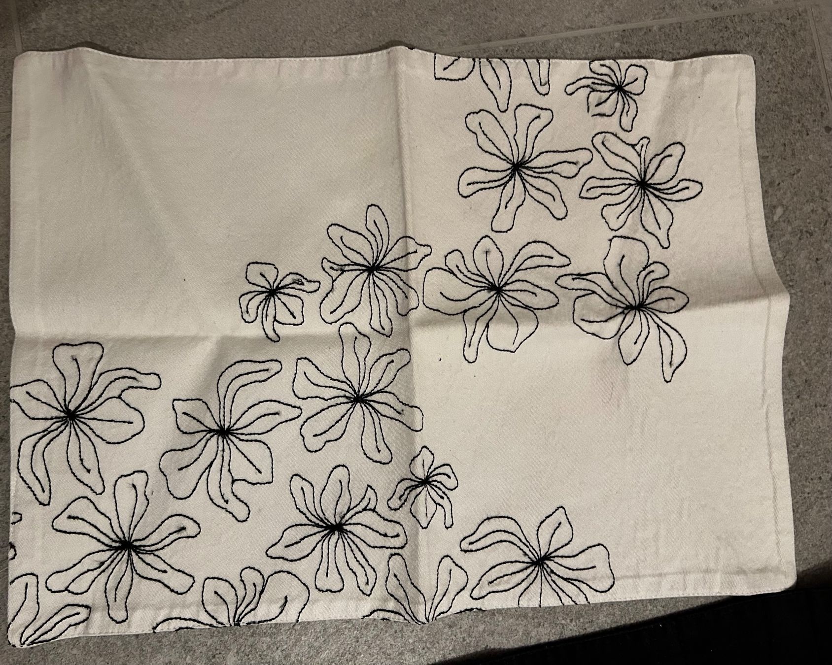 Set di tavolo e panche: Set Tischsets / Stoffservietten mit Blumenmuster – Usato da Fahrwangen venduto da qtechx 2