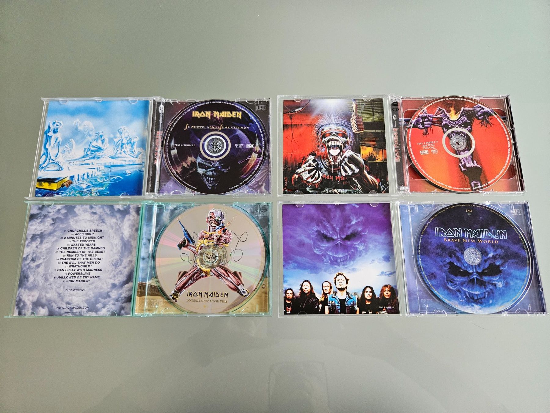 CD: Iron Maiden CD Sammlung 5 CD's Heavy Metal – Usato da Herzogenbuchsee venduto da zloplio72 2