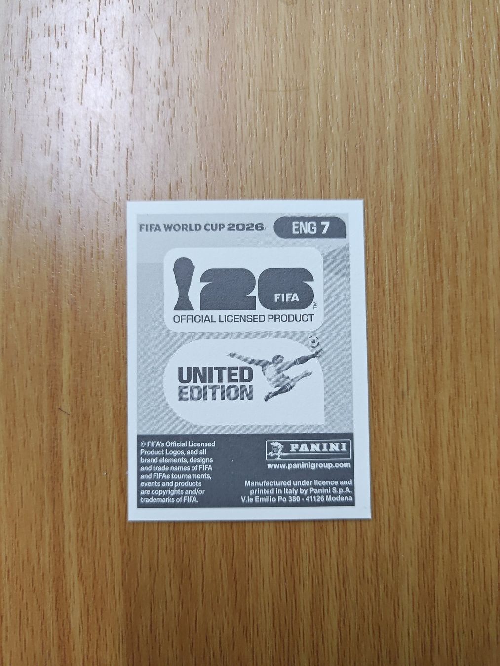 Panini Carte collezionabili: Panini WM 2026 Sticker - ENG 7 – Usato da Hochdorf venduto da all_u_want 1