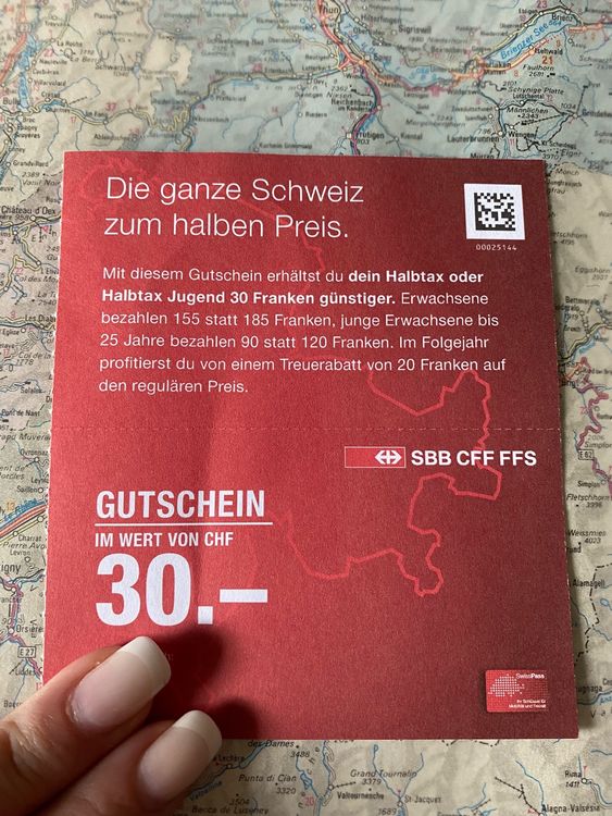SBB Gutschein Kaufen auf Ricardo