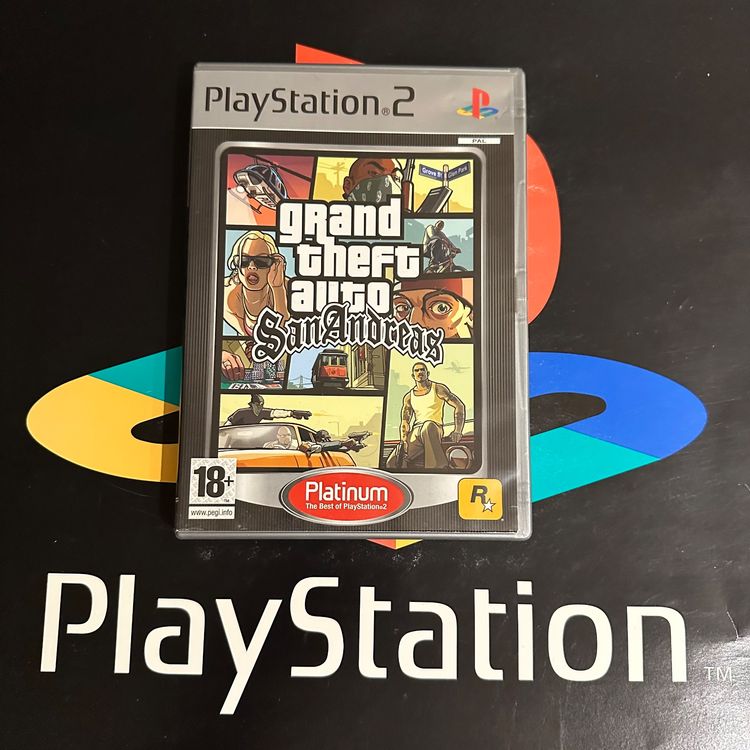 Grand Theft Auto San Andreas für Sony PlayStation PS2 (Gebraucht) in ...