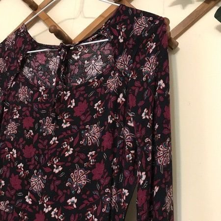 Boho Tunika Minikleid Blumen American Eagle XS zu Nile