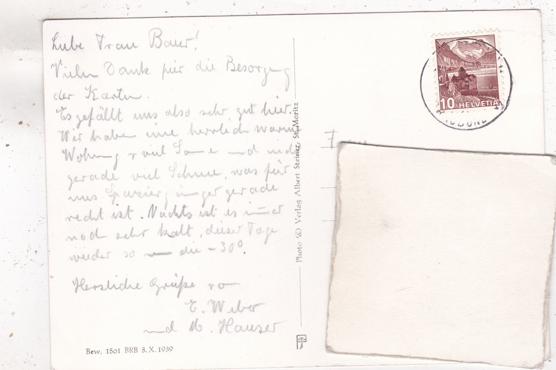 Cartoline postali: Celerina – Usato da Herisau venduto da Lisegrat2008 1