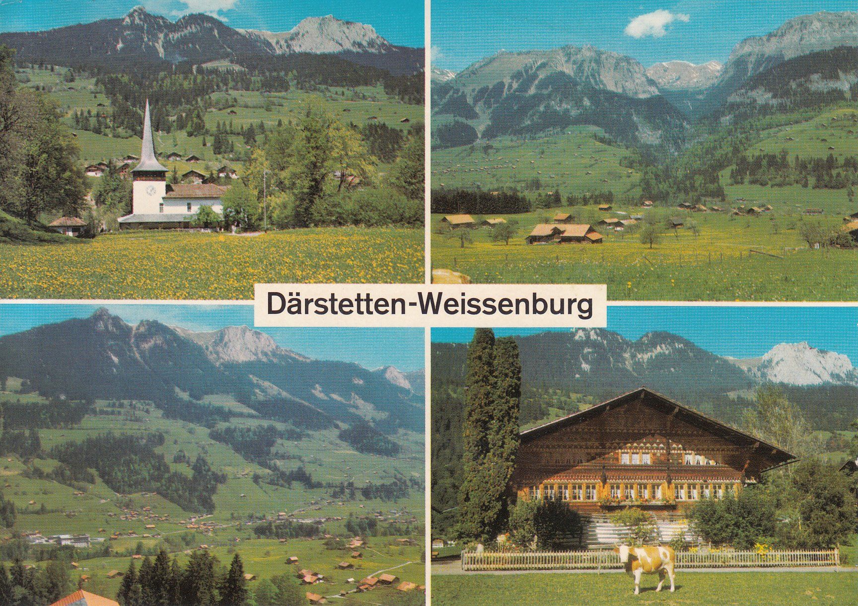Cartoline postali: Därstetten-Weissenburg ca. 1970 – Usato da Bürglen TG venduto da StampGraf