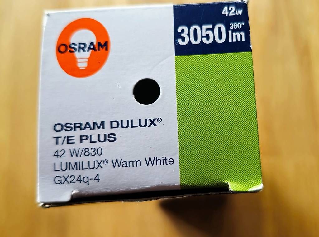 Lampade: OSRAM DULUX T/E PLUS 42W/830 Warmweiss Neu – Usato da Wängi venduto da jav_h2yq 3