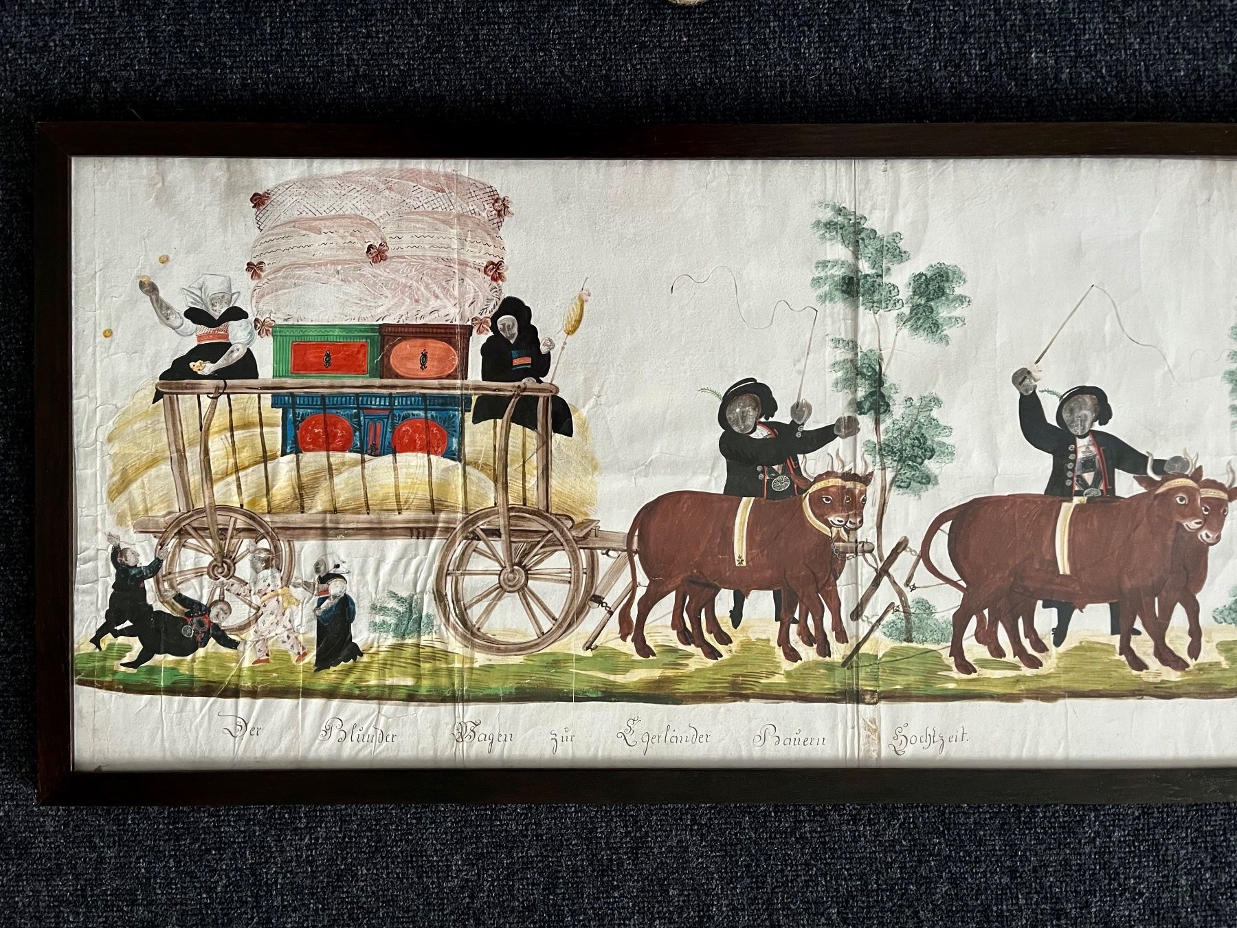 Tableaux: Gemälde Egerländer Bauernhochzeit – D'occasion à Kriens par Bangkapi 1