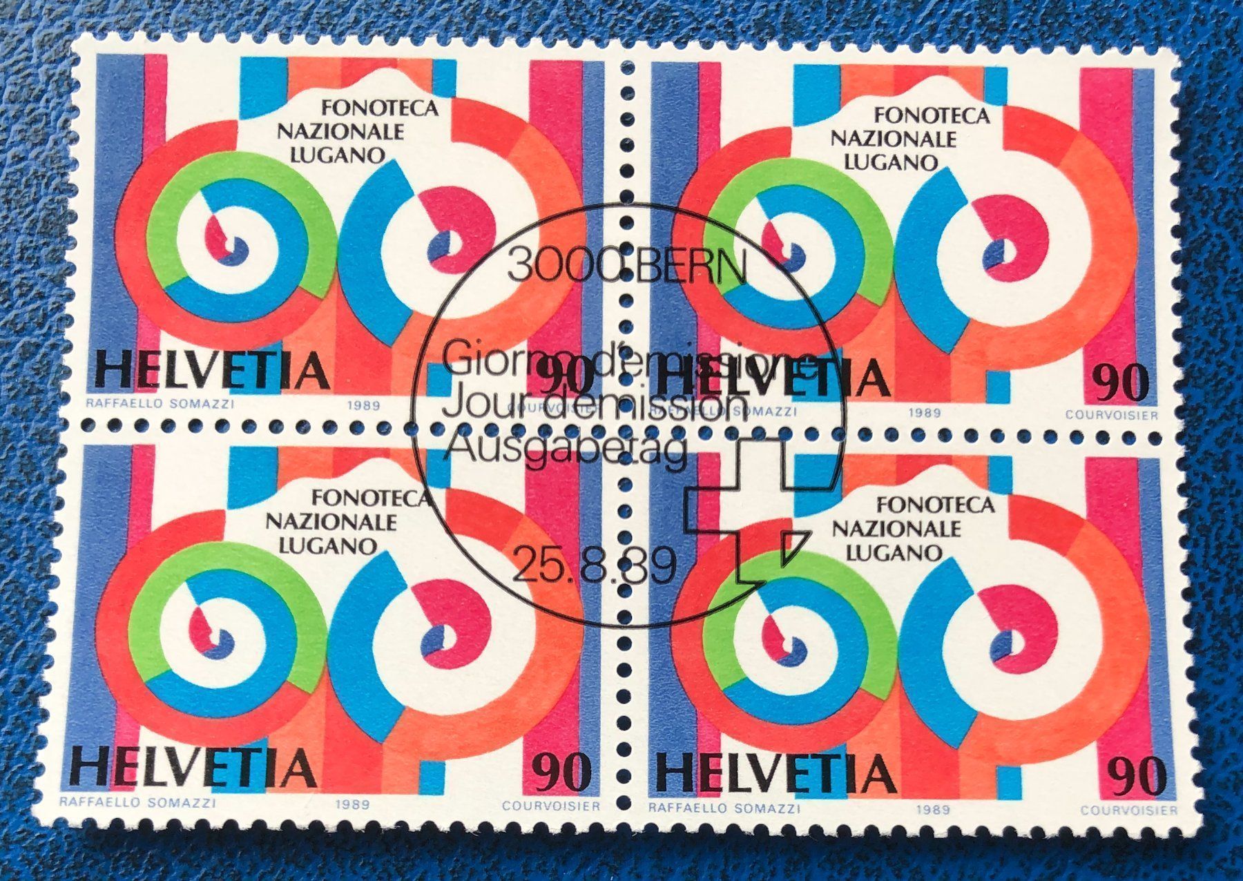 Tutti i francobolli: 4 er Block Nr.780 mit Vollstempel Bern – Usato da Aarau venduto da Billa007