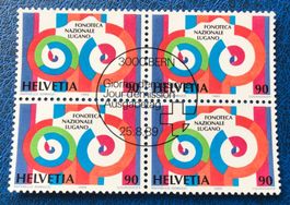 4 er Block Nr.780 mit Vollstempel Bern