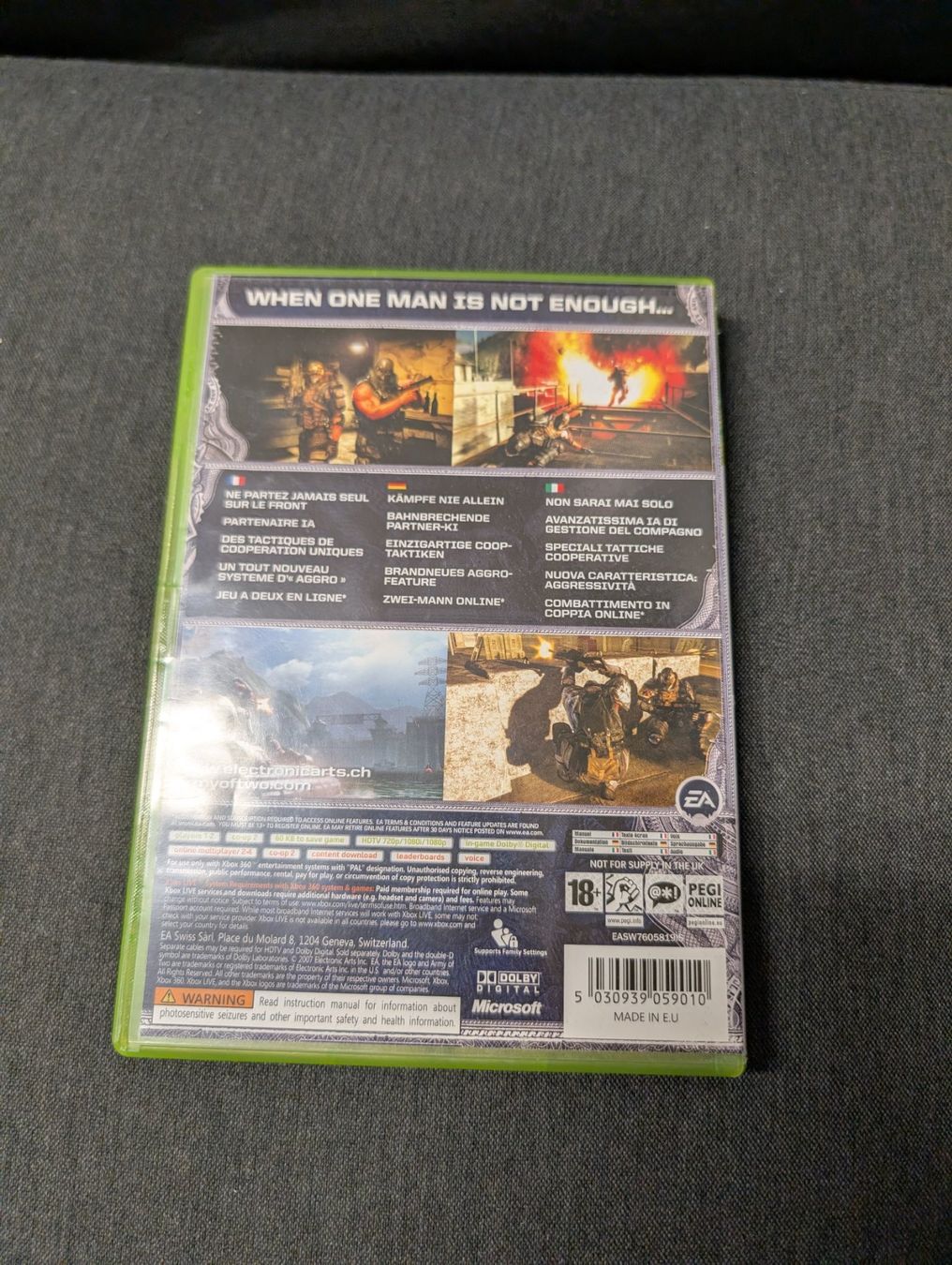 Giochi: Army of two Microsoft Xbox 360 – Usato da Giubiasco venduto da Ticinerd 1