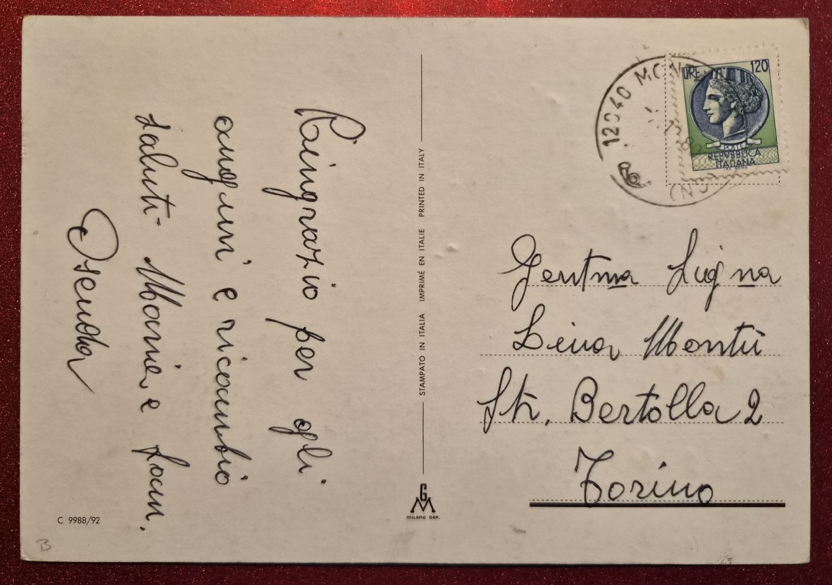 Cartoline postali: Winterlandschaft verschneit 1980 – Usato da Melchnau venduto da Fishel 1