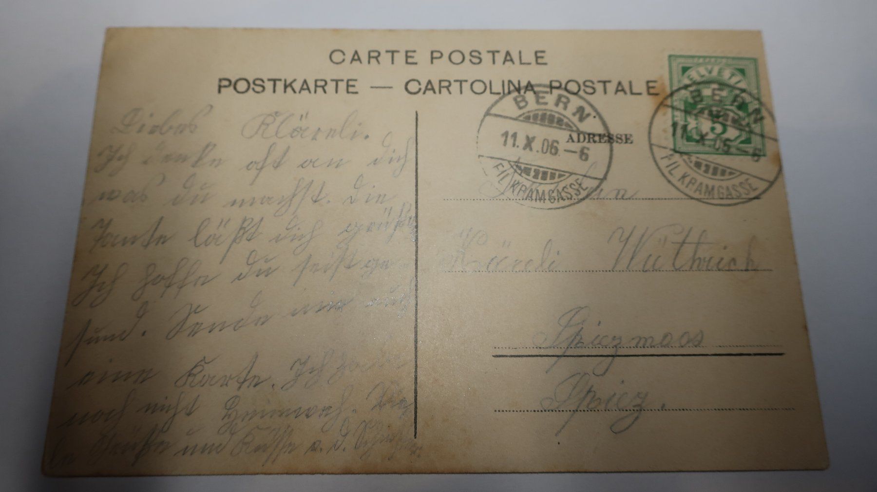 Cartoline postali: Bern - Bundespalast  1906 – Usato da Cormoret venduto da Pascalll2001 3