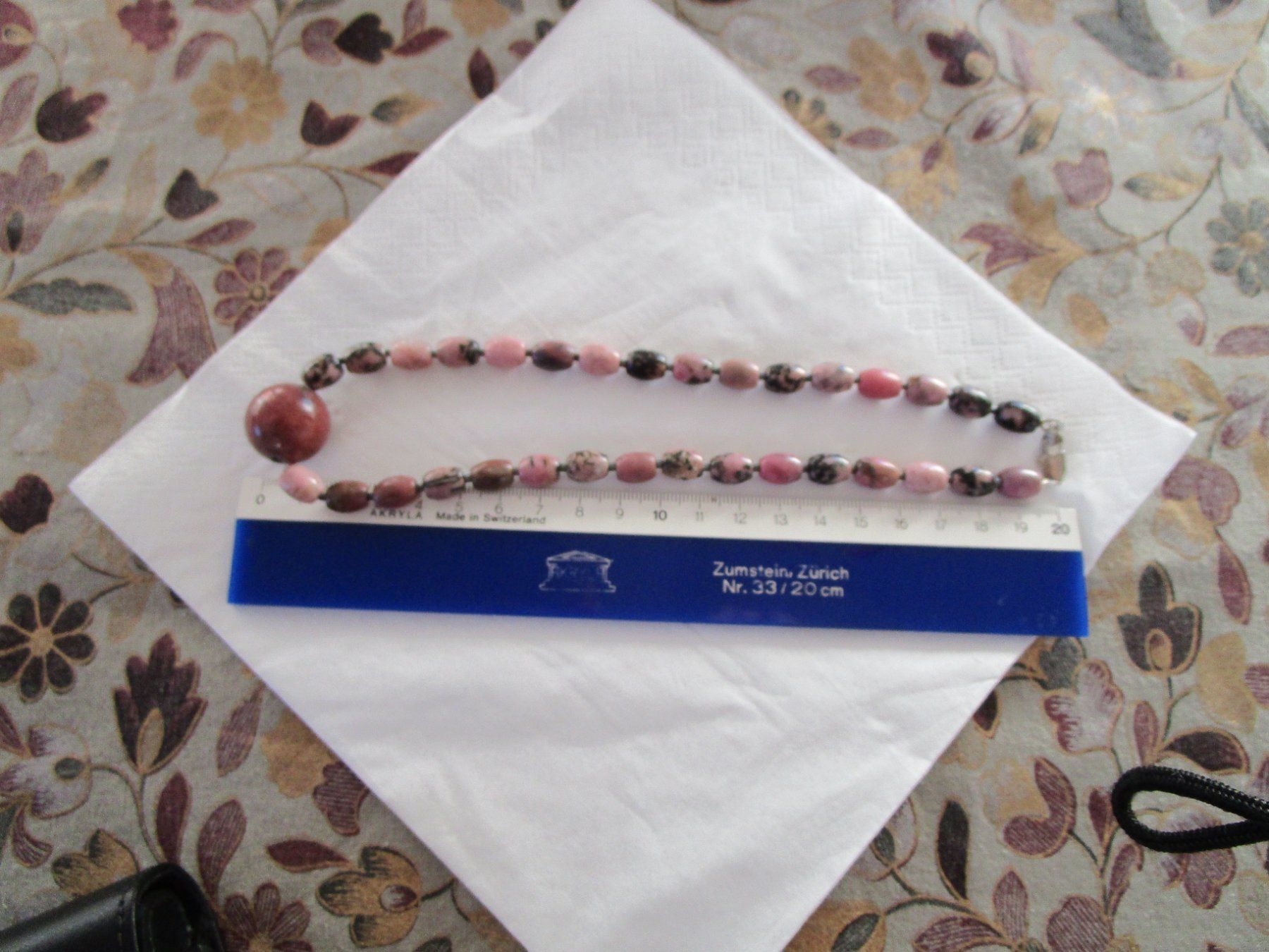 Catenine: Kette aus Rhodonit – Usato da Birmenstorf AG venduto da Edelweiss25 3