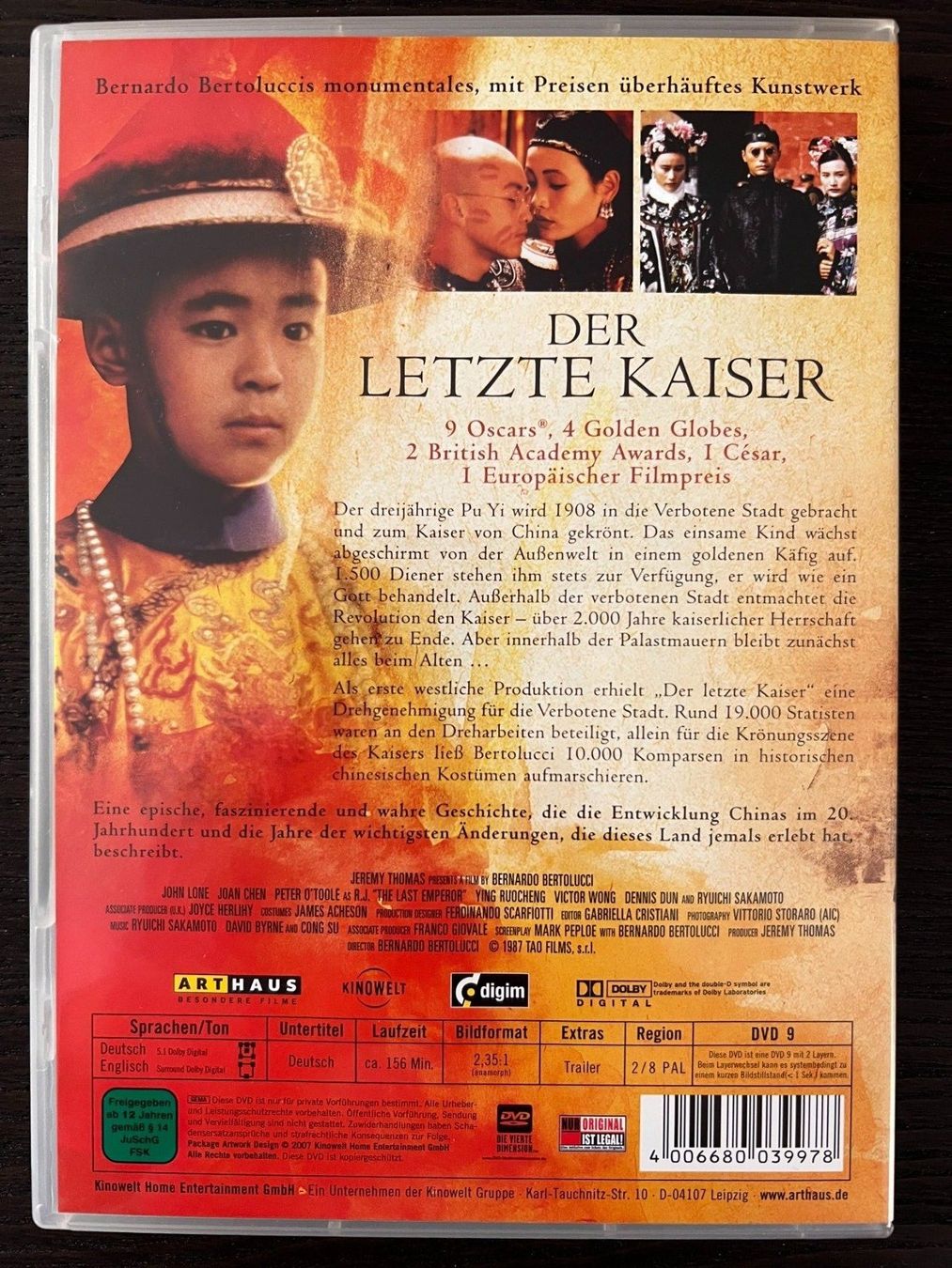 Tutti i DVDs: Der letzte Kaiser – Usato da Zürich venduto da FilmFreunde 1