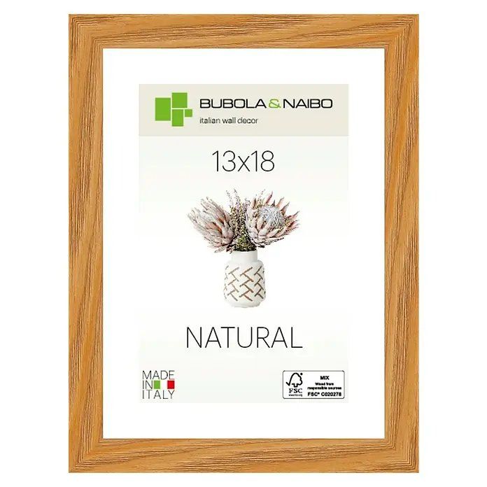 Bilderrahmen: Fotorahmen 13 x 18 cm Eichenholz Bubola & Naibo – Neu und originalverpackt aus Thalwil von Chilimau