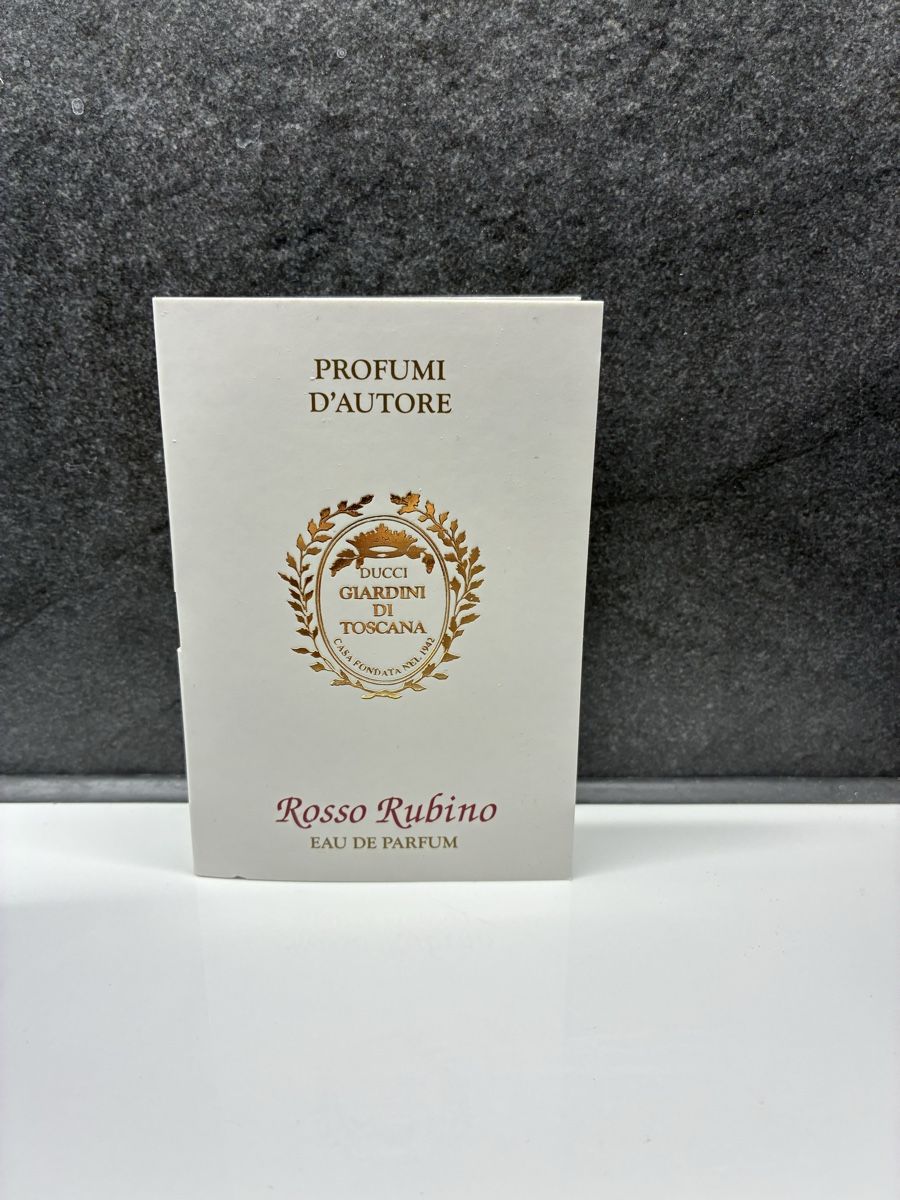 Profumi & Eau de Toilette: 2ml Rosso Rubino Giardini di Toscana – Nuovo (secondo la descrizione) da Wangen SZ venduto da el_paso08
