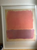 ROTHKO Bild 1951 im Alu Rahmen 90 x 109