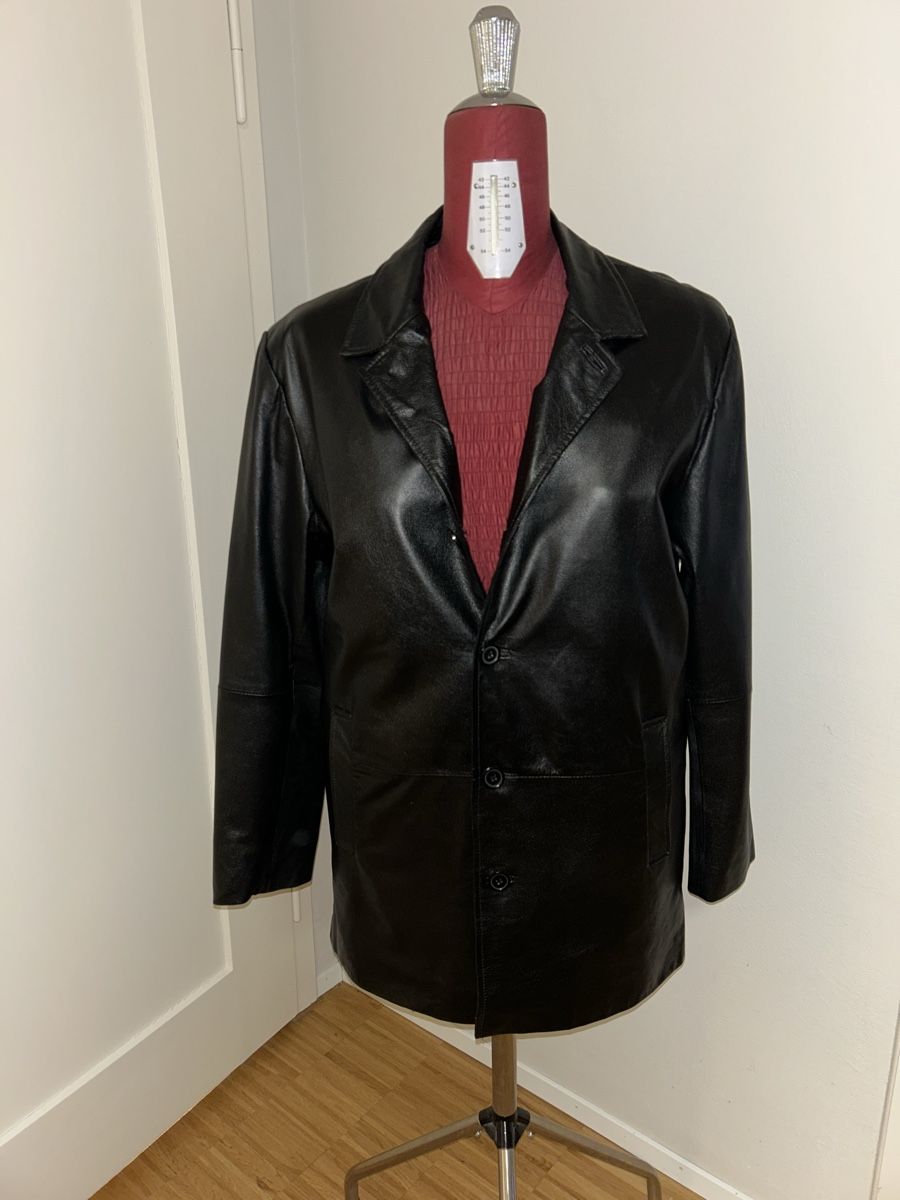 Cappotti: Herren Ledermantel Echtleder Gr. M / passt eher XL – Usato da Nebikon venduto da icon.vintage 5