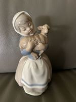 Statua Lladro "bimba con pecorella"