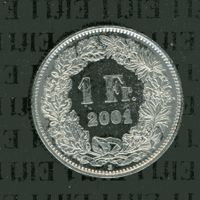 CHF___1.00 2001 -vz 1 Franken