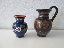 2 Keramik Vasen