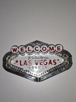 Las Vegas Souvenir Aschenbecher Welcome Sign 1984