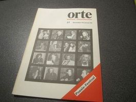 Orte Schweizer Literaturzeitschrift 27