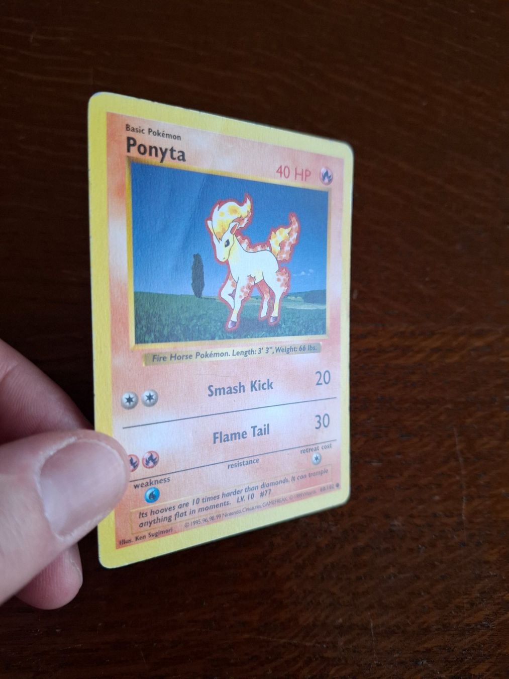Pokémon Sammelbilder & Trading cards: Pokemon Ponyta Base Set Shadowless 60/102 – Gebraucht aus Giornico von ale_lc8k 2