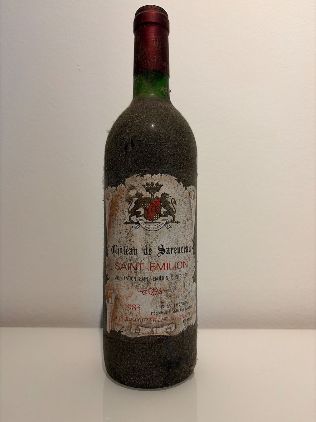Wein: Saint-Emilion Chat. de Sarenceau 1983 – Gebraucht aus Basel von LSK-MEM