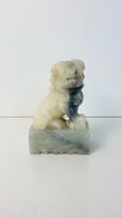 Chinesische Specksteinfigur – Foo‑Hund, ca. 1950–70er Jahre