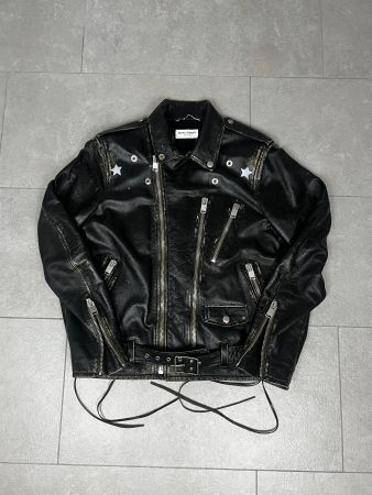 Saint Laurent Leather Stars Jacket