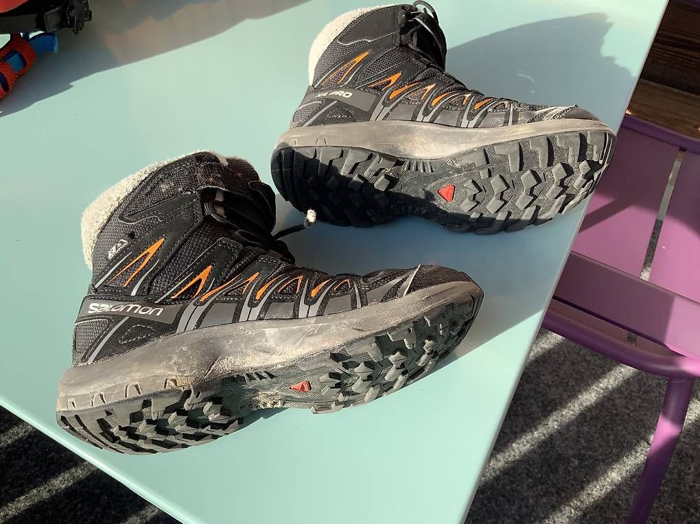Salomon Schuhe für Jungen: Salomon Kinder Schuhe XA Pro Gr 35 – Gebraucht aus Küsnacht ZH von Dne 1