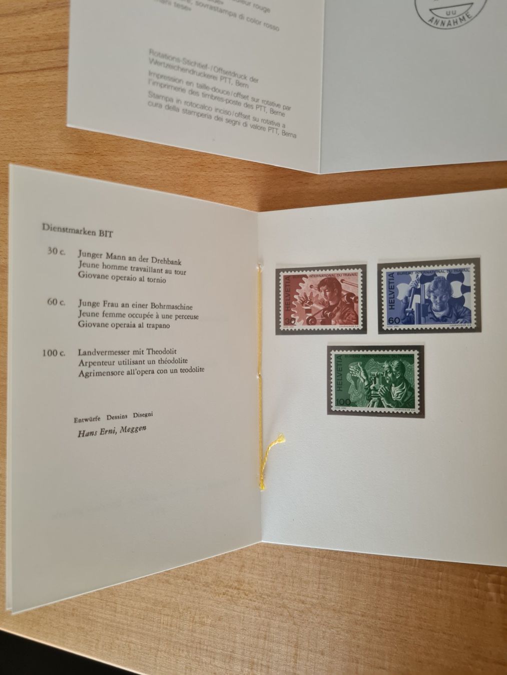 Tutti i francobolli: Sonderbriefmarke markenheft dienstmarken – Usato da Reinach BL venduto da andreas_mueller 1
