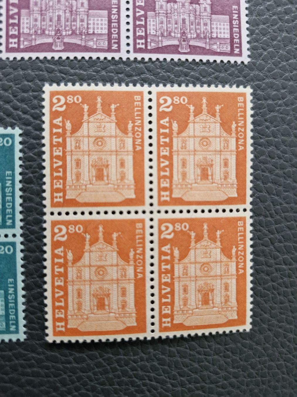 Tutti i francobolli: 4er Block Baudänkmäler 1963 postfrisch, Top Zustand – Nuovo (secondo la descrizione) da Frauenfeld venduto da Kasico 4