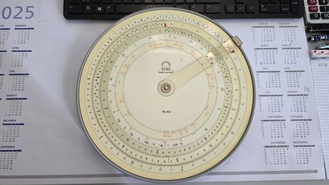 Messen: Rechenscheibe Loga 75 RZ – Gebraucht aus Dottikon von Cedric92