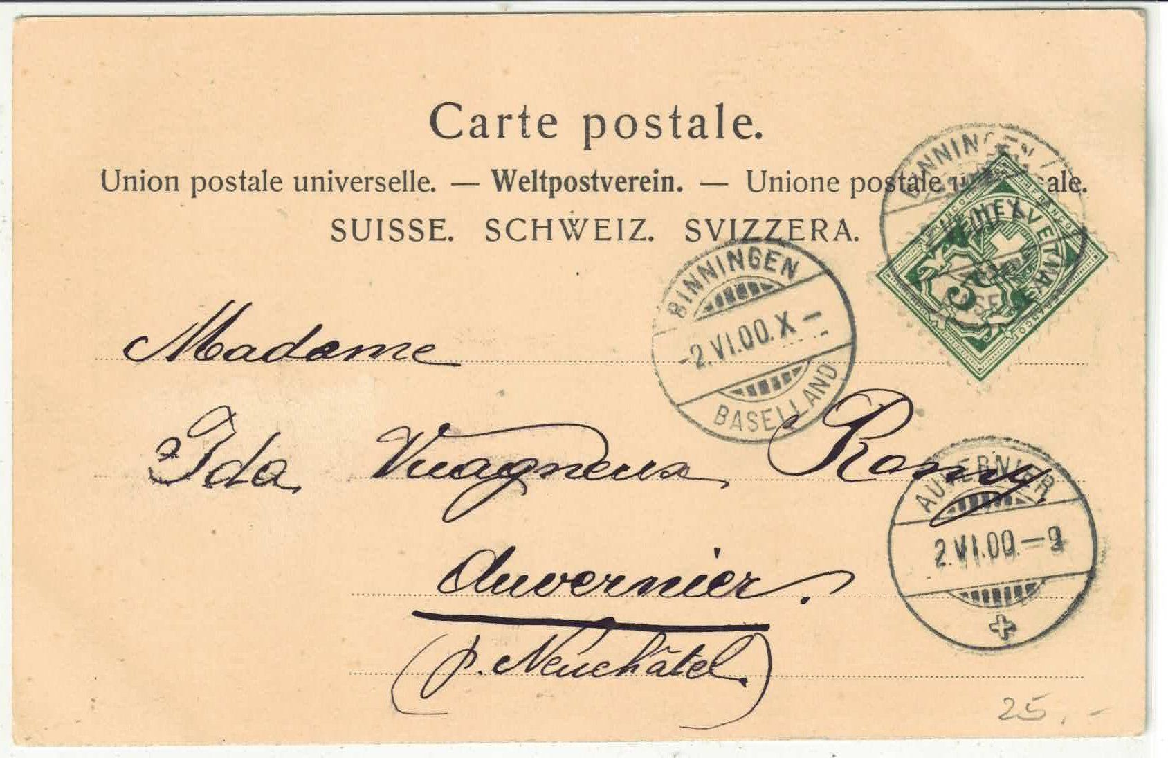 Cartes postales: Gruss aus Binningen – D'occasion à Ettingen par Kartenplanet 1