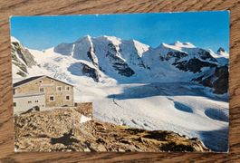 Diavolezzahütte mit Piz Palü