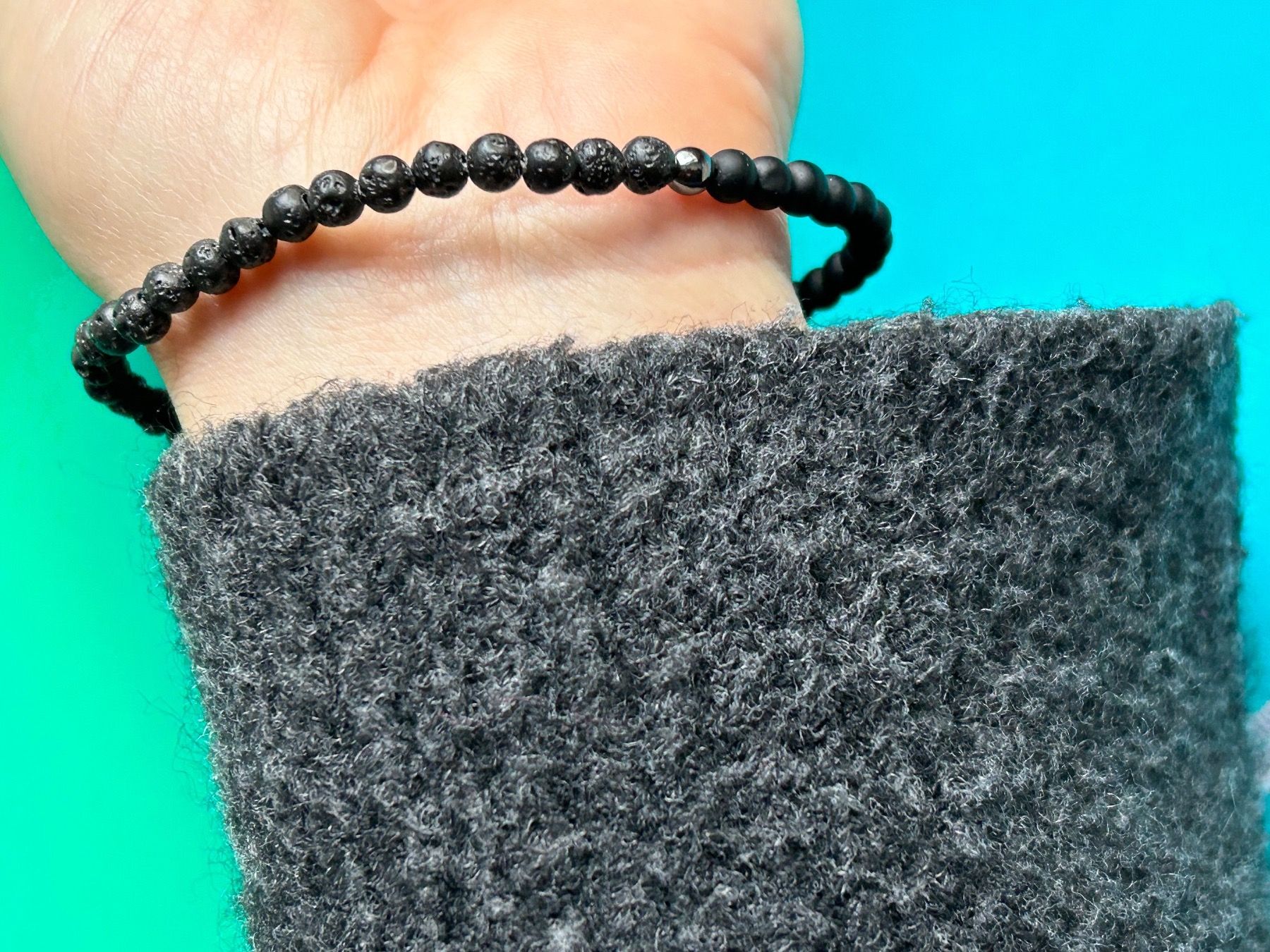 Bracciali & Braccialetti: Herrenarmband lava-schwarz – Nuovo e nell'imballaggio originale da Dittingen venduto da Bellevista 3