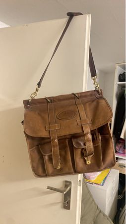 Willis & Geiger Vintage Messenger Crossbody leather bag