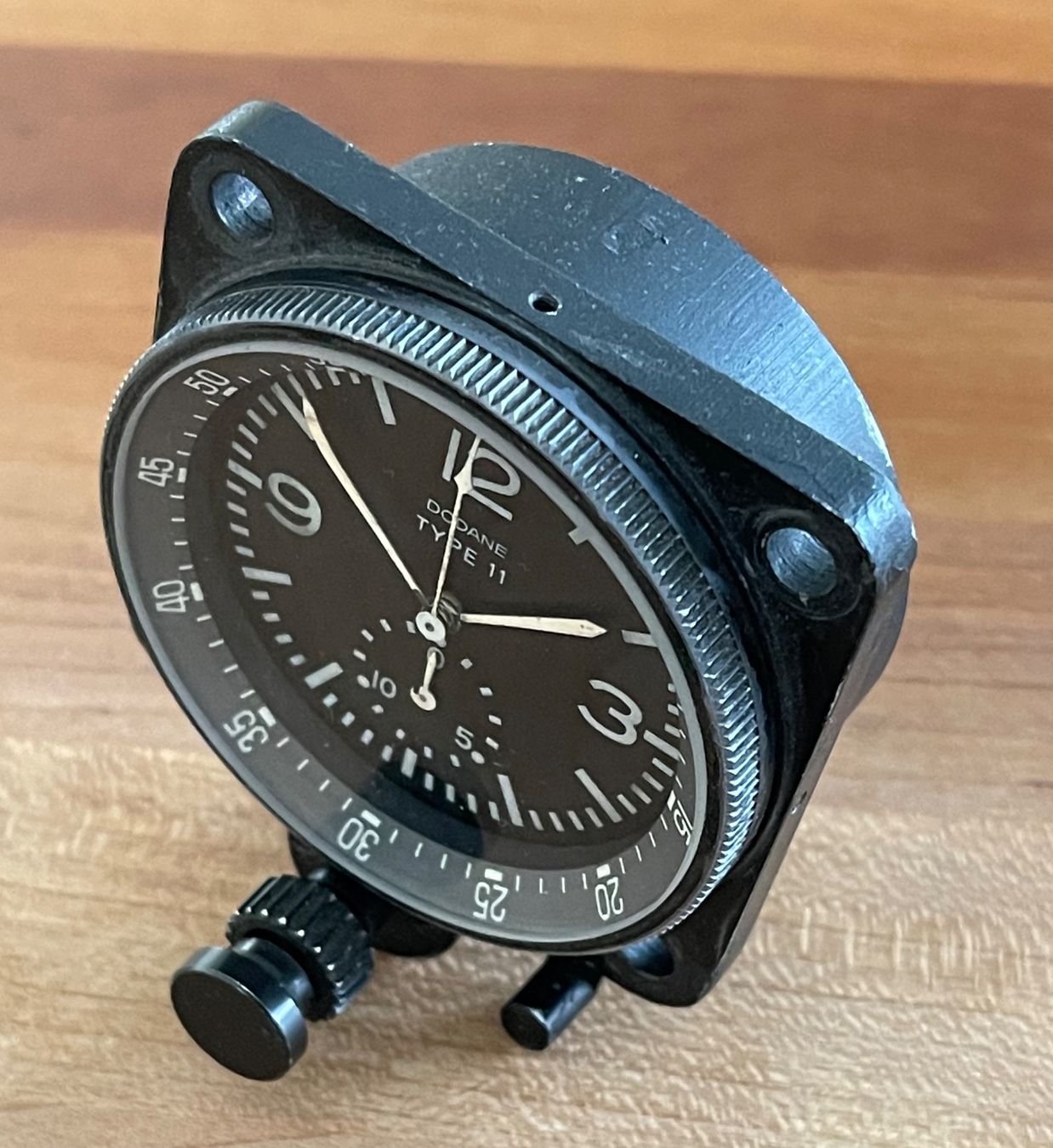 Orologi: Dodane Type 11 Chronograph Borduhr Valjoux 551 restauriert – Usato da Embrach venduto da Canderau 5